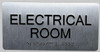 HOTEL DIRECTIONAL SIGN ELECTRIC ROOM SILVER-