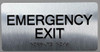 ADA EMERGENCY EXIT SIGN