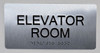 ADA ELEVATOR ROOM SIGN