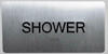 BRAILLE SHOWER SIGN