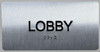 ADA LOBBY FLOOR NUMBER SIGN