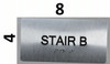 HOTEL STAIR B SIGN
