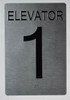 HOTEL ELEVATOR 1 SIGN