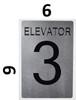 HOTEL ADA ELEVATOR 3 SIGN