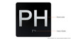 BRAILLE PH ELEVATOR JAMB PLATE SIGN