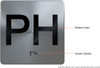 BRAILLE PH FLOOR ELEVATOR JAMB PLATE SIGN