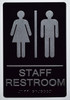 HOTEL ADA STAFF RESTROOM SIGN HOTEL ADA STAFF RESTROOM SIGN