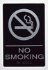 HOTEL ADA NO SMOKING SIGN