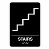 BRAILLE STAIRS SIGN