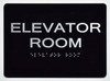ADA ELEVATOR ROOM SIGN