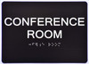 TACTILE HOTEL CONFERENCE ROOM SIGN