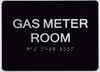 HOTEL GAS METER ROOM SIGN