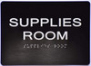 HOTEL SUPPLIES ROOM SIGN