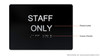 STAFF ONLY