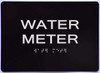 HOTEL DIRECTIONAL SIGN WATER METER