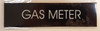 GAS METER SIGN