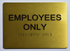 HOTEL EMPLOYEES ONLY SIGN