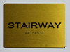 ADA STAIRWAY SIGN