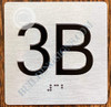 ADA APARTMENT NUMBER 3B SIGN