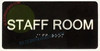 HOTEL ADA STAFF ROOM SIGN