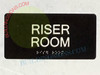 ADA RISER ROOM SIGN