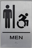 BRAILLE RESTROOM SIGN