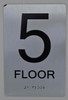 ADA FLOOR NUMBER SIGN