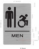 HOTEL RESTROOM (MEN ACCESSIBLE) SIGN