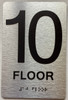 HOTEL ADA 10 FLOOR SIGN