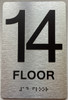 HOTEL ADA 14 FLOOR SIGN