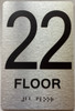 ADA 22 FLOOR SIGN