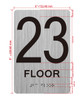 HOTEL 23 FLOOR SIGN