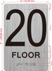 HOTEL 20TH FLOOR SIGN