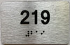HOTEL APARTMENT NUMBER - UNIT NUMBER SIGN
