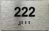 HOTEL ADA APARTMENT NUMBER - UNIT NUMBER SIGN