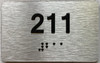 HOTEL APARTMENT NUMBER - UNIT NUMBER SIGN