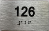 ADA APARTMENT NUMBER - UNIT NUMBER SIGN