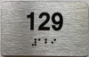 HOTEL ADA APARTMENT NUMBER - UNIT NUMBER SIGN