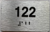 ADA APARTMENT NUMBER - UNIT NUMBER SIGN