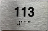 HOTEL ADA APARTMENT NUMBER - UNIT NUMBER SIGN