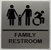 ADA FAMILY RESTROOM ACCESSIBLE SIGN