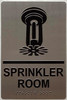 HOTEL DIRECTIONAL SIGN SPRINKLER ROOM