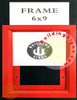 RED Elevator Inspection Certificate Frame 6 x 9  Sign RED Elevator Inspection Certificate Frame 6 x 9  Sign