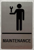 HOTEL MAINTENANCE SIGN