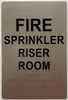FIRE SPRINKLER RISER ROOM