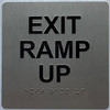 ADA EXIT RAMP UP SIGN