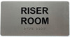 HOTEL DIRECTIONAL SIGN RISER ROOM