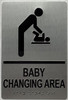 HOTEL ADA BABY CHANGING AREA SIGN