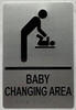 HOTEL DIRECTIONAL SIGN BABY CHANGING AREA