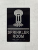 HOTEL DIRECTIONAL SIGN SPRINKLER ROOM